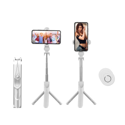 

5-Section Extendable Selfie Stick Integrated Universal Phone Holder Tabletop Tripod with BT Remote Controller 10m Wireless Control