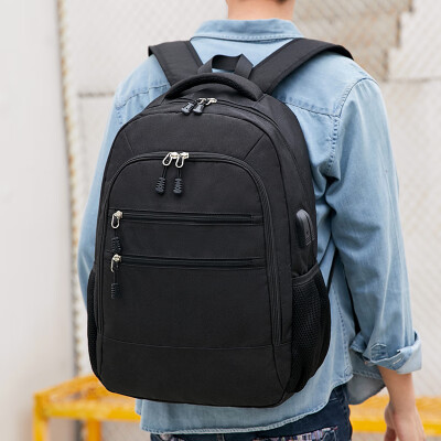 

Backpack Mens Fashion Junior High School StudentsBookbags with Large Capacity Computer Travel Shoulders