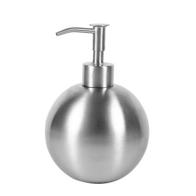 

Greensen 1pc 304 Stainless Steel Ball Shaped Bathroom Shampoo Shower Liquid Pump Dispenser Bottle 500ml