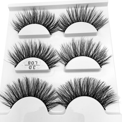 

〖Follure〗3 Pairs Of False Eyelashes Are Handmade To Lengthen Eyelashes At The End Of Eyes