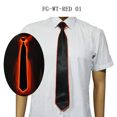 

New Hot 5 Color Design Light EL Tie Light Up LED Tie Glowing Party Decoration For DJ Bar Club Cosplay Show Halloween