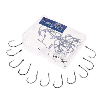 

40pcs Strong Carbon Steel Sharpened Jigging Fish Hook Fishhook Jig Big Fishing Hooks Saltwater Bait holder Baitholder with Barb an