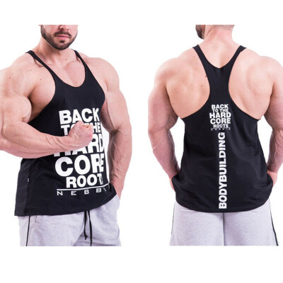 

Gym Mens Muscle Sleeveless Tank Top Tee Shirt Bodybuilding Sport Fitness Vest