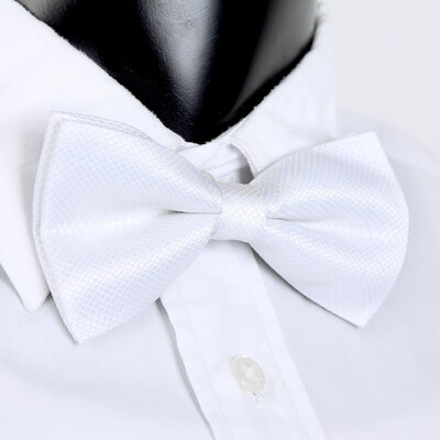 

Fashion Mens Tuxedo Bowtie Solid Color Neckwear Adjustable Wedding Party Bow Tie Necktie Pre-Tie Yellow