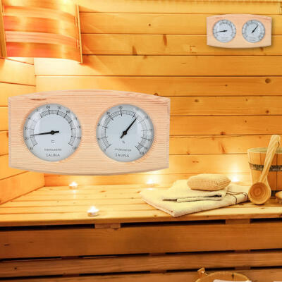 

Greensen Spruce Hygrometer Thermometer Humidity Monitor Gauge 2-in-1 Monitor for Sauna Room