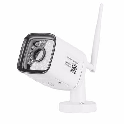 

Wireless 1080P HD Security Camera Surveillance IP WiFi Camera Waterproof Asset Monitor 20m Night Vision - WhiteEU Plug
