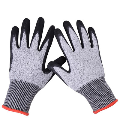 

Cut Resistant Gloves Level 5 Protection Cutting Gloves Non-Slip Anti-Cutting Gloves for Puncture Kitchen Garden Woodworking Shucki