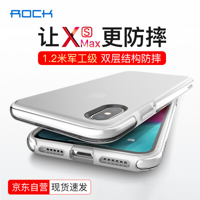 

ROCK Apple XS Max Mobile Shell iPhoneXS Max Mobile Shell Transparent Scrub Silicone Anti-fall Soft Shell Cover Men&women Thin New Wave Shield - Green