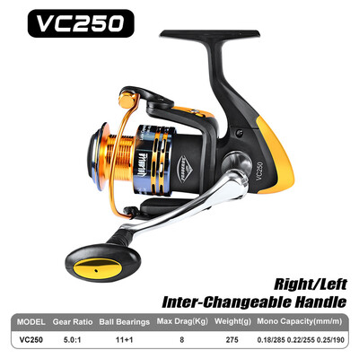 

Saidsome PROBEROS Spinning Reel Salt or Freshwater Fishing Reel - 395 LB Drag fishing bait fishing lure