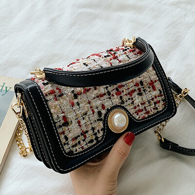 

North bag summer 2019 new French small crowdsourcing Western style shoulder Messenger bag chain bag