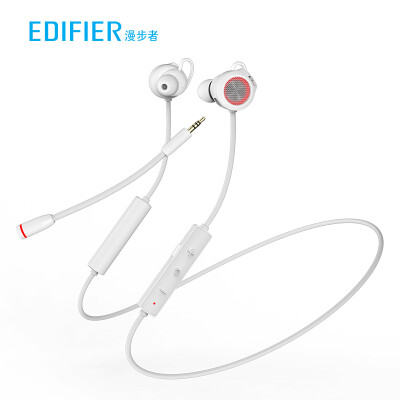 

Edifier EDIFIER HECATE GM3 wireless Bluetooth game music sports headphones with light in-ear computer mobile phone microphone esports mobile game to eat chicken headset white