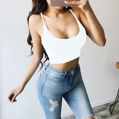 

Women Sexy Striped Crop Top Bustier Tube Crop Tank Top Cami Tops Vest Blouse