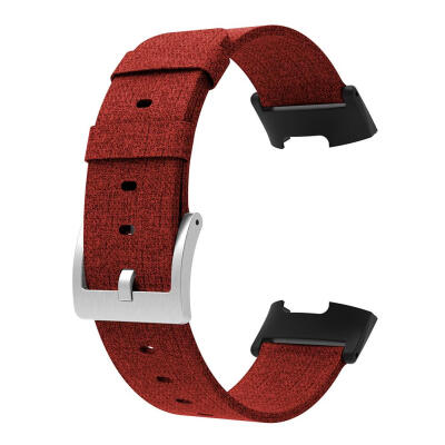 

Canvas Adjustable Watch Band Smart Bracelet Wrist Strap for Fitbit Charge 3