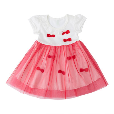 

Summer Dress Casual Baby Girls Sleeveless Cute Lace Design Dress Kids Toddler Pageant Princess Sweet Fashion Sundress