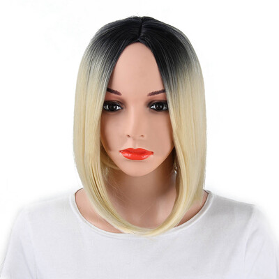 

〖Follure〗Women Fashion Lady Gradient Short Straight Hair Cosplay Party Wig