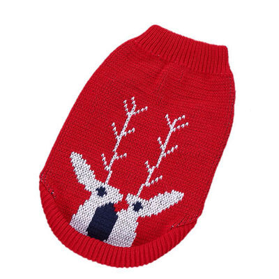 

Christmas Pet Dog Sweater Animal Pattern Sweater Warm Sweater Teddy Dog Clothes Clothing Dog Supplies Pet Products Comfortable