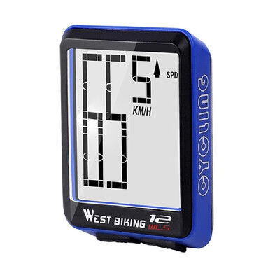 

Wireless Bicycles Computer Large Digital Bike Computer Odometer Speedometer Bike Thermometer Waterproof Speed Distance Time Measur