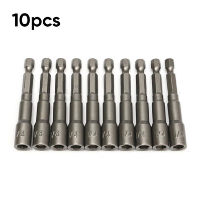 

10pcsSet 14 Magnetic Nut Driver Set 2-916 Long Power Drill Bit Holder