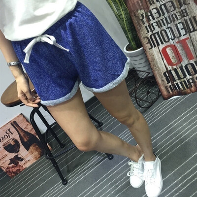 

Summer Women Modal Cotton Shorts Casual Fashion Candy Color Elastic Waist Female Shorts