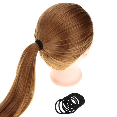 

〖Follure〗Women Girl Hair Ring Hollow Hair Rope Tie Head Hair Elastics Bands Bulk Black