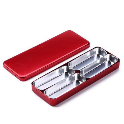 

Aluminum 4-grid Dental Disinfection Endo Box Multifunctional Oral Care Tool