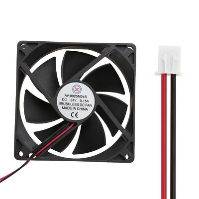

Low Noise AV-9025M24S DC24V 015A 92x92x25mm Cooling Fan Radiator Cooler