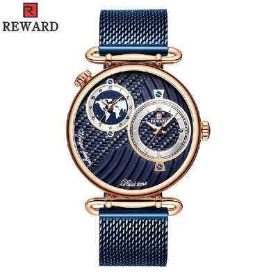 

REWARD Men Sport Watches Waterproof Outdoor Wristwatch Mens Quartz Military Army Watch Dual Display for Men