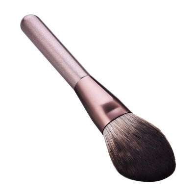 

Toponeto 1 pcs rose gold high end wood handle micro crystal silk makeup brushes