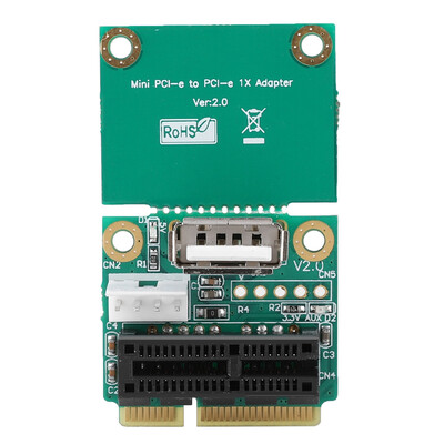 

Greensen Mini PCI-E to PCI-E Adapter Card PCI-E 1X to Mini PCI-E Adapter CardAdapter Card PCI-E Adapter
