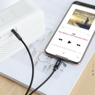 

Hoco UPA 13 Lightning To 35mm Audio Converter Headphone Jack Adapter For IPHONE 7