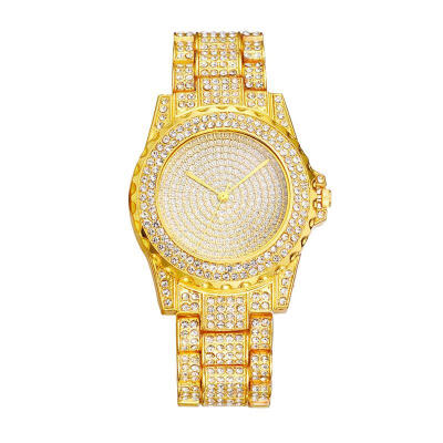 

Silver Bling Diamond Watch For Women Luxury Stainless Steel Analog Quartz Wristwatch Ladies Crystal Watches Relogio Feminino