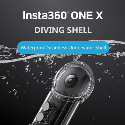 

Insta360 ONE X Camera Diving Shell Case Housing IPX8 30 Meters Waterproof with 14 Inch Screw Hole for Surfing Diving Snorkeling