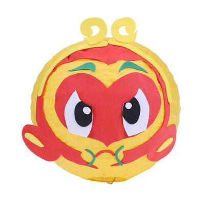 

DIY Cartoon Lantern Festive Children Handcrafted Round Paper Lantern