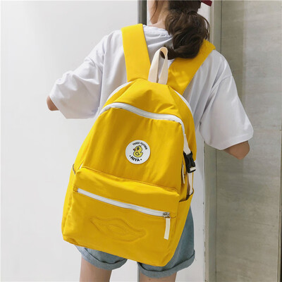 

Ins Wind Bag Female Korean High School Students Concise High Capacity Junior High School Girls Japanese Backpack Backpack
