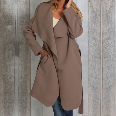 

Roseonmyhand Women Ladies Long Sleeve Cardigan Coat Suit Top Open Front Jacket Outwear