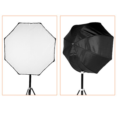 

80cm 315in Octagon Umbrella Softbox Brolly Reflector Diffuser with Carbon Fiber Bracket for Speedlite Flash Light