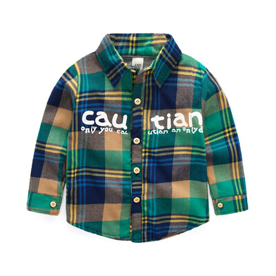 

Kids Infant Baby Boy Girl Letter Plaid T-shirt Tops Denim Pants 2Pcs Set Outfits