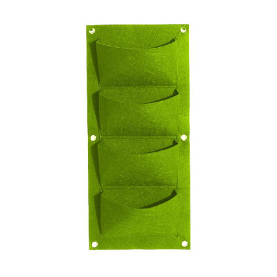 

147161825 Pockets Felt Hanging Grow Bags Vertical Wall Mount Planter for Yard Garden Home Decoration