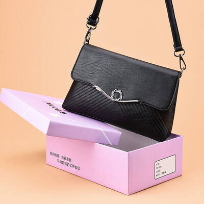 

Mothers bag womens bag Korean version of Joker soft leather small ladies shoulder bag elderly slung backpack