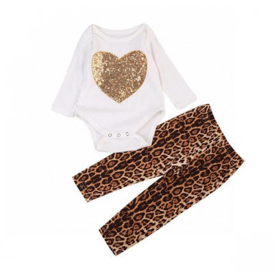 

Infant Newborn Baby Girl RomperPants Jumpsuit Bodysuit Clothes Outfit Set 0-24M