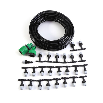 

Water Misting Cooling System Hose Sprinkler Nozzle Garden Patio Micro Irrigation Set Water Irrigation Setdrip watering kit