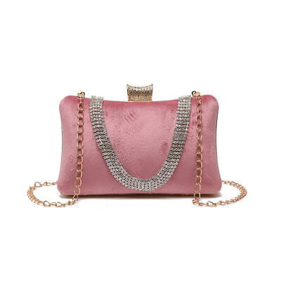 

Bag female 2019 summer new wild chain small square bag personalized diamond bag shoulder diagonal cross color bright star handbag