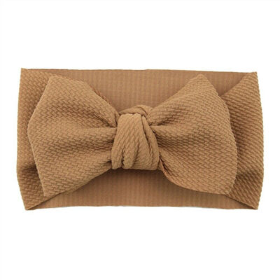 

Baby Toddler Kids Girl Large Bow Headband Hair Band Headwear Head Wrap Cotton