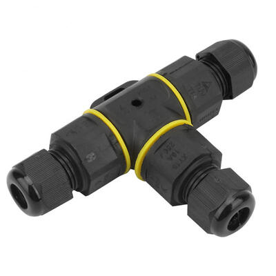 

Greensen IP68 Waterproof T-shape 3 Pin Junction Box Underground Cable Sleeve Connector