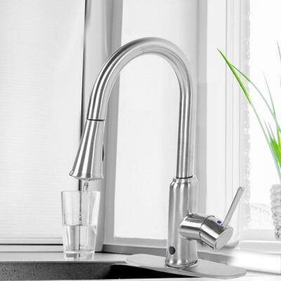 

Greensen Single-Handle Touch Kitchen Sink Faucet with Pull Down Sprayer