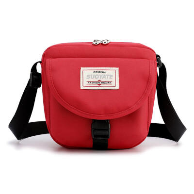 

Canvas bag woman slanted Internet celebrity bag single shoulder bag nylon Oxford cloth bag 100 times mini sports bag