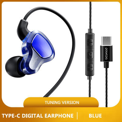 

Platinum New Double-action TYPE-C Earphone In-earType For Xiaomi Oppo Huawei Vivo Glory Mobile Phone