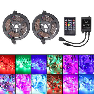 

RGB LED Strip Light 5M 60Ledm DC12V Flexible LED Strip Home Decoration