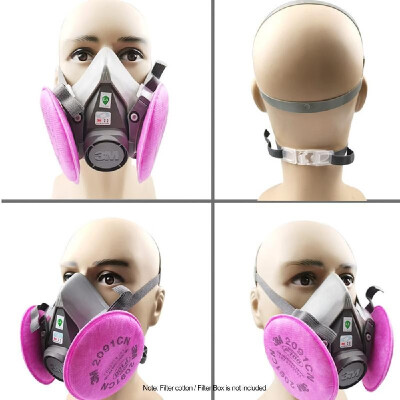 

3M 6200 Half Face Gas Mask Respirator Organic Gas Protection Dust-proof Mask Anti Haze Painting Spraying