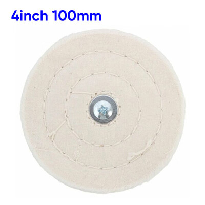 

4inch 100mm Cloth Buffing Polishing Mop Wheel Pad For Power Drill Polisher